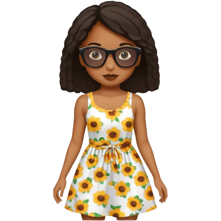 beachy vibes black girl cute summer emoji
