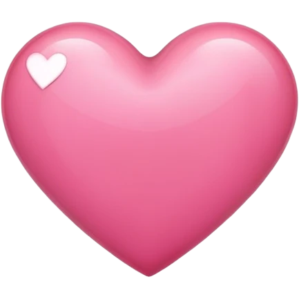 Pink heart emoji