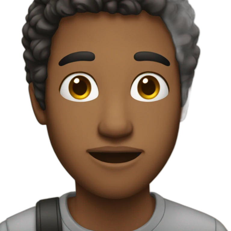 Me taking Selfie with iphone emoji