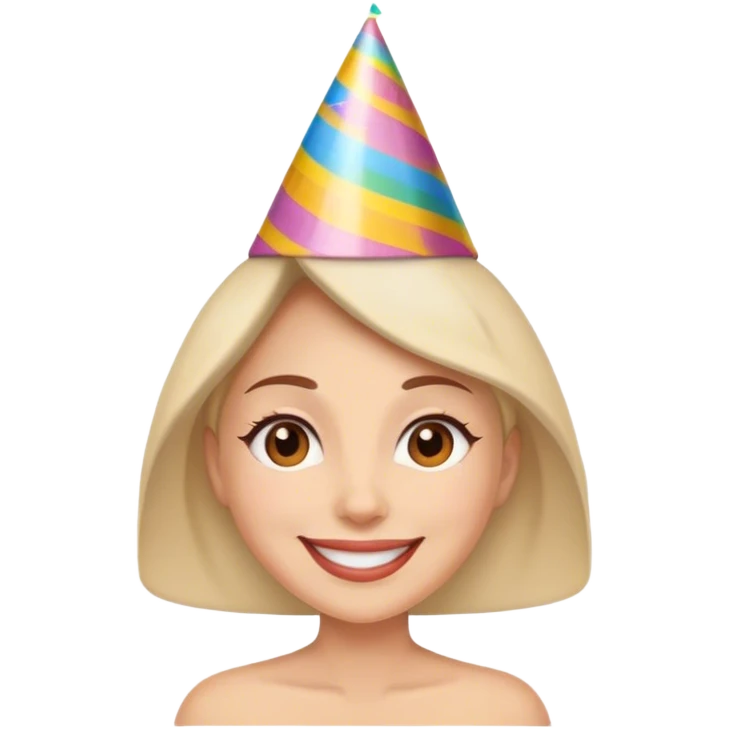 Birthday lady emoji