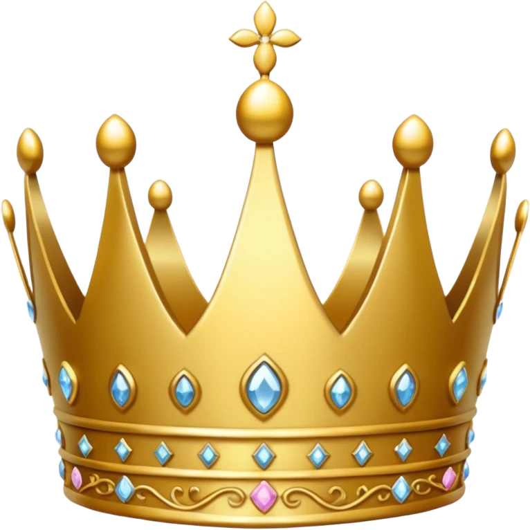 delicate princess crown emoji