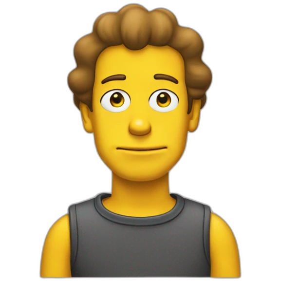 the simpsons young emoji