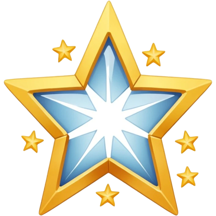 Generate me like a broken star in half or maybe three pieces but so people still can see it’s a star lie make it white outline and empty inside and same thing with a star make two emojisi meant a broken star and white out lune emoji