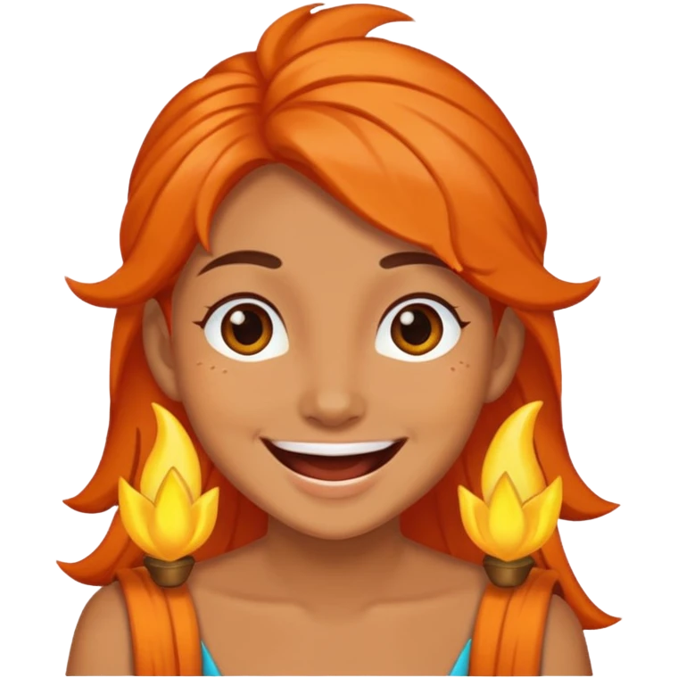 Ember Lumen from the Elemental movie emoji