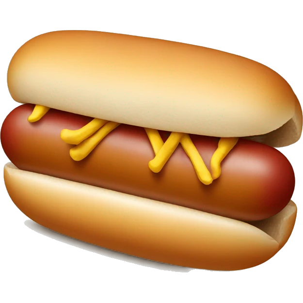 Hot dog emoji