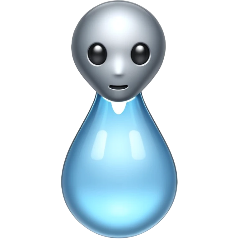 water Drop robot emoji