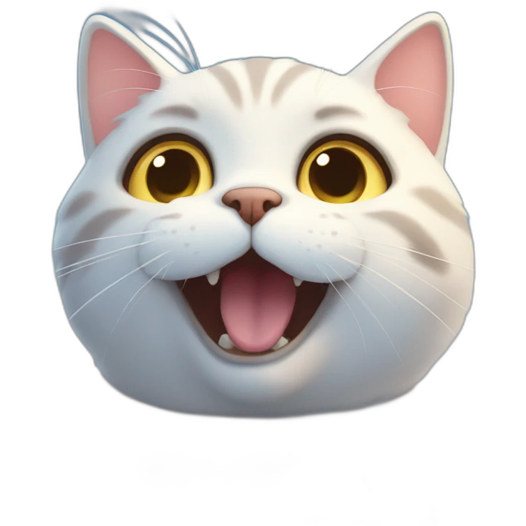 Cat in sky emoji