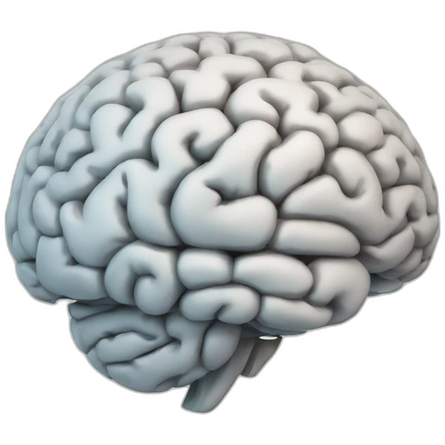 Brain with note tool emoji