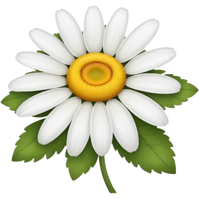 Cute simple Daisy emoji