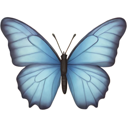 Butterfly in the clouds emoji