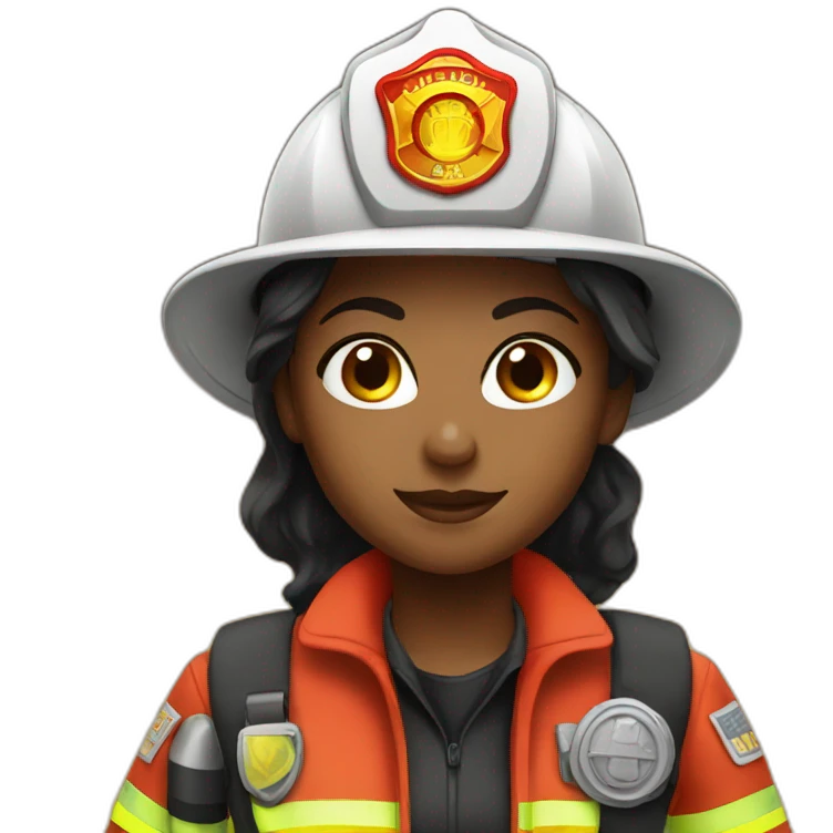 Firefighter woman emoji