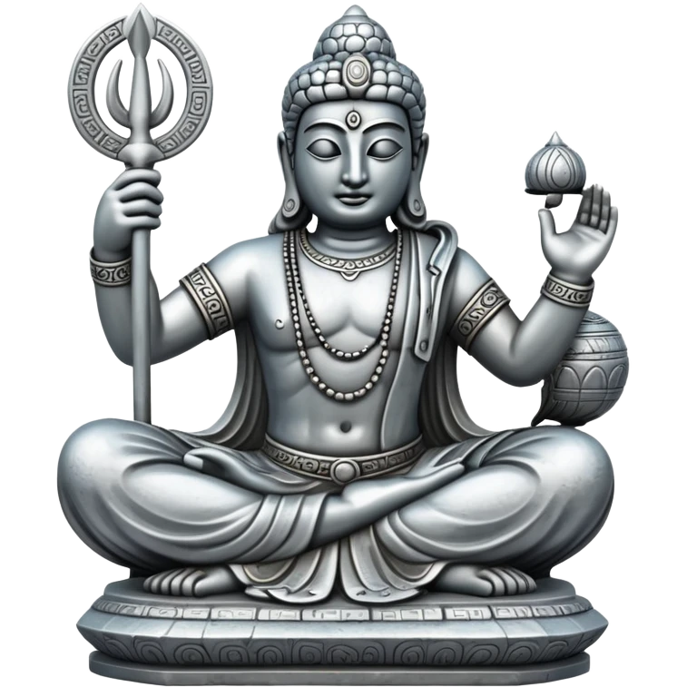 silver eastern island statue emoji