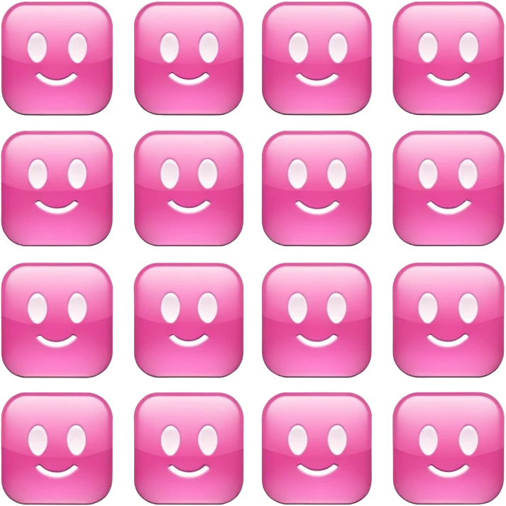 pink all apps emoji