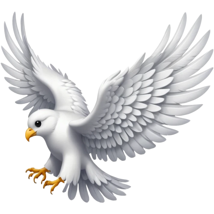 Only single Wings of right side emoji