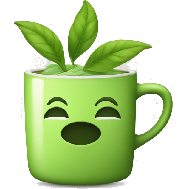 green tea emoji