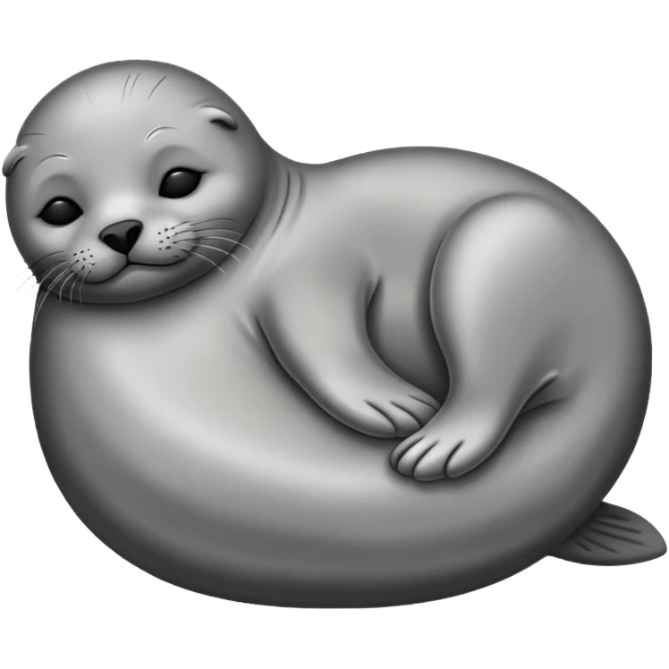 Seal sleeps emoji