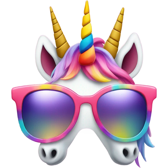 unicorn sunglasses emoji