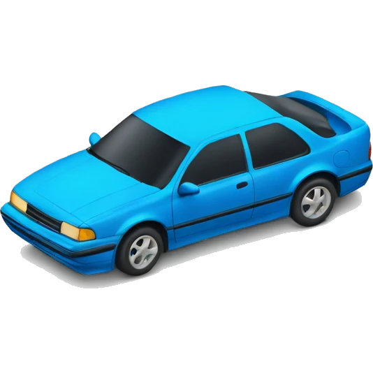 blue car from 1989  emoji