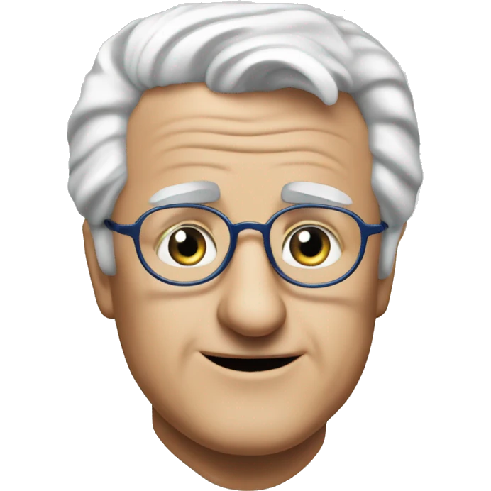 Lionel Jospin, blue eyes emoji