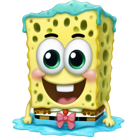 cute baby sponge bob emoji