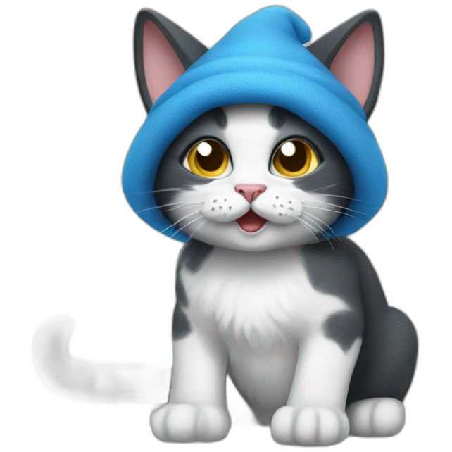 Smurf cat emoji