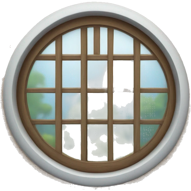 fenêtre ronde  emoji
