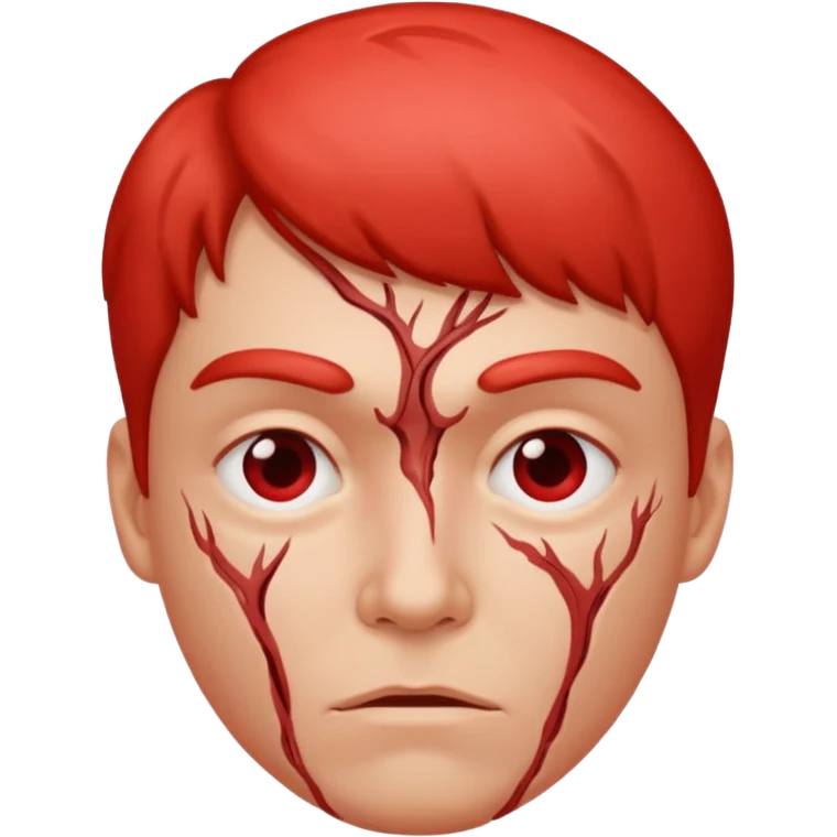 Pooping really hard emoji