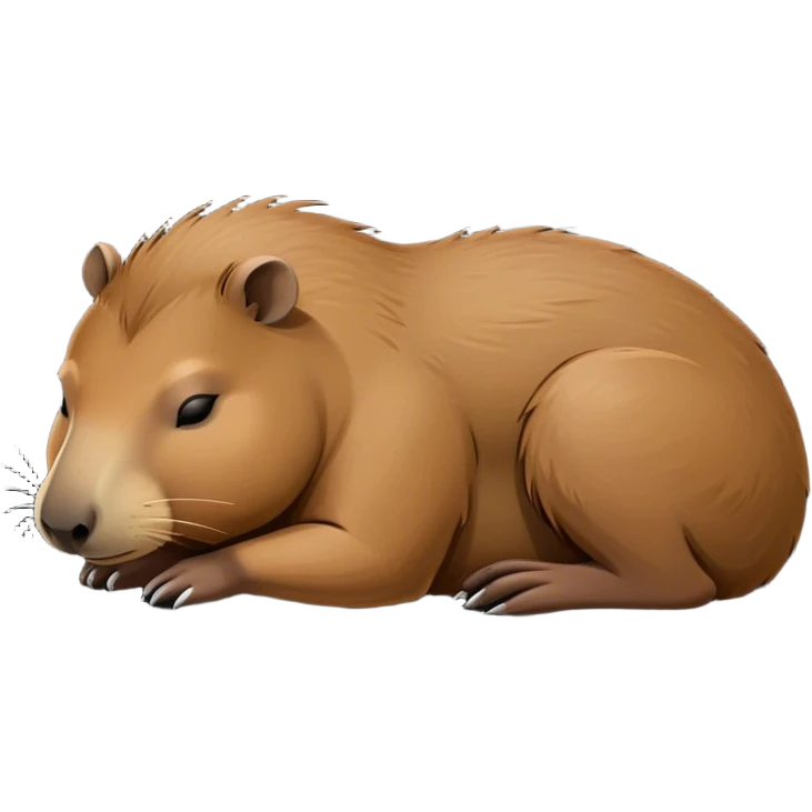 capybara sleeping  emoji