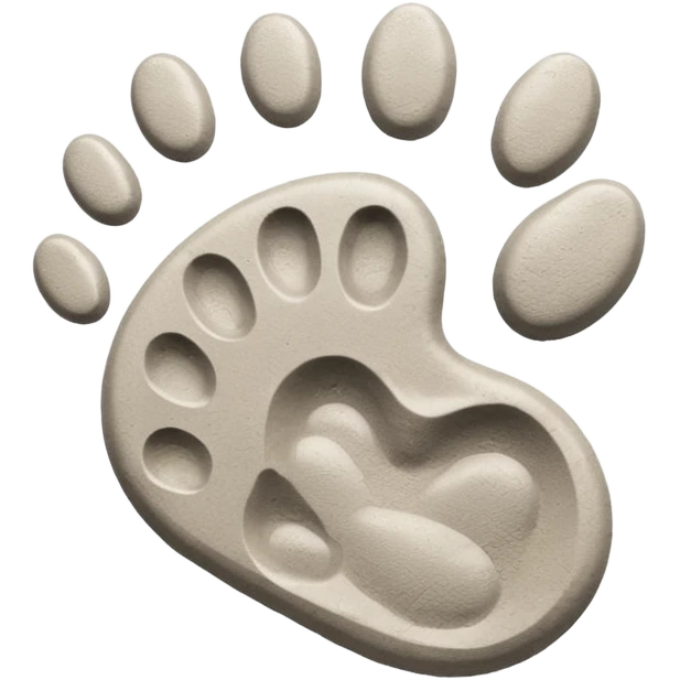 cat's footprints emoji