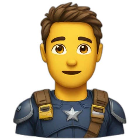 a hero  emoji