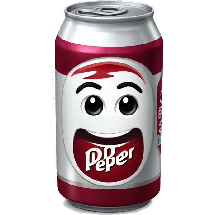 Dr pepper soda can emoji