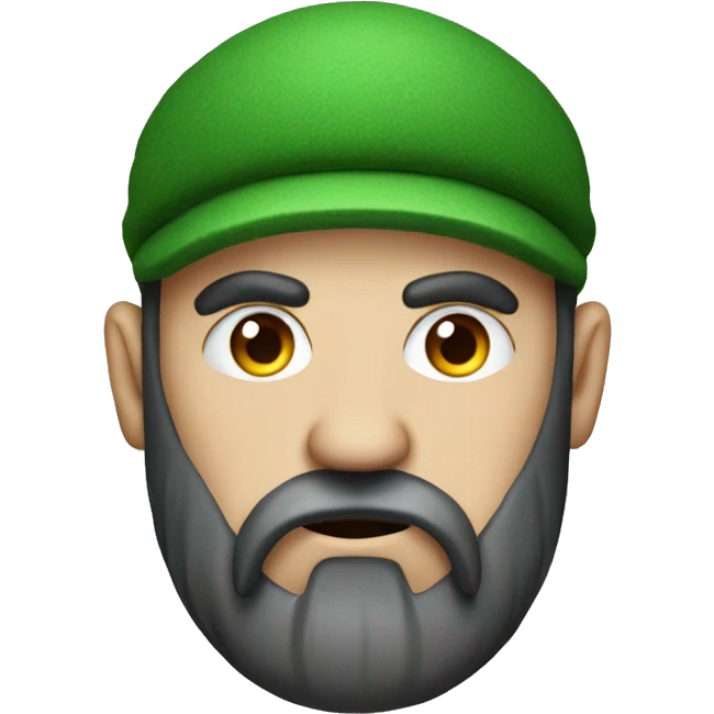 irish very angry man 30 years old with beard and hat emoji