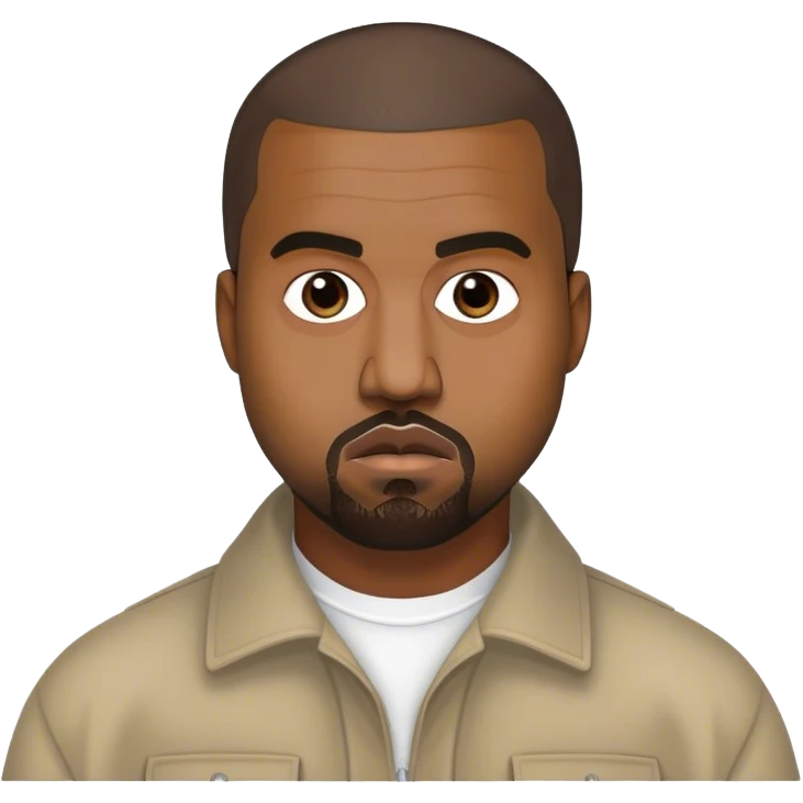 kanye west white emoji