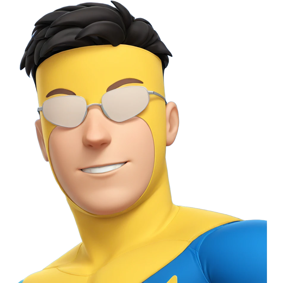 smiling boy in bodysuit emoji