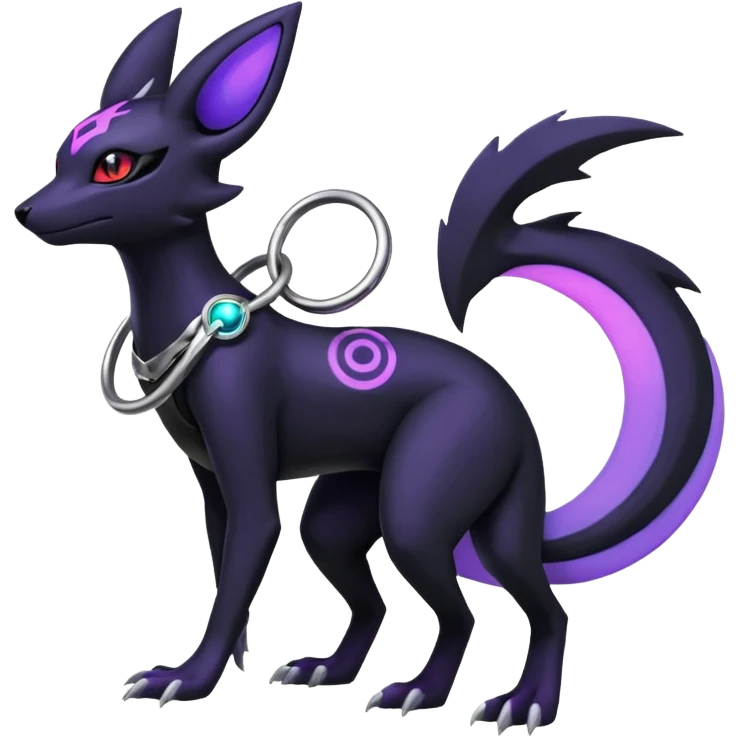 Salandit-Umbreon-Silvally-fusion (full body) emoji