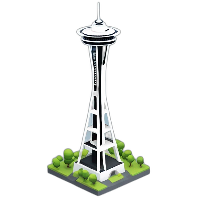 isometric-3d-space-needle emoji
