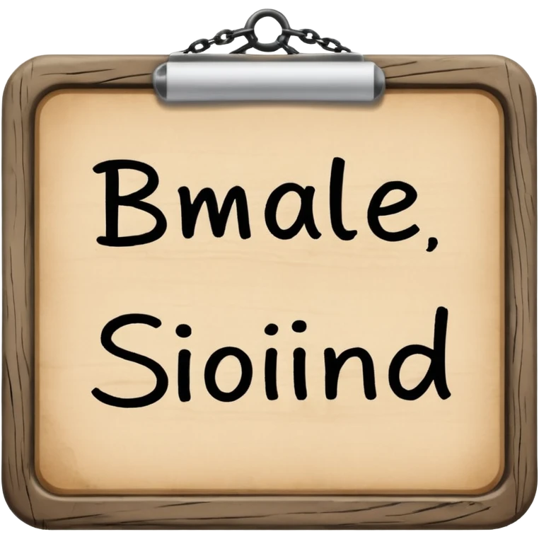 Bid text in the holding board emoji