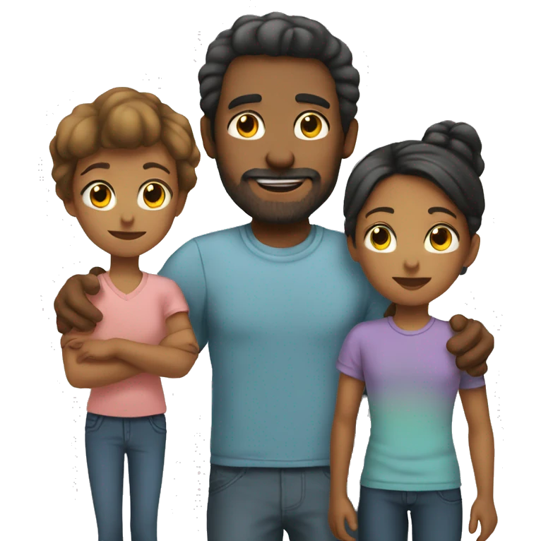 Father mother son daughter emoji