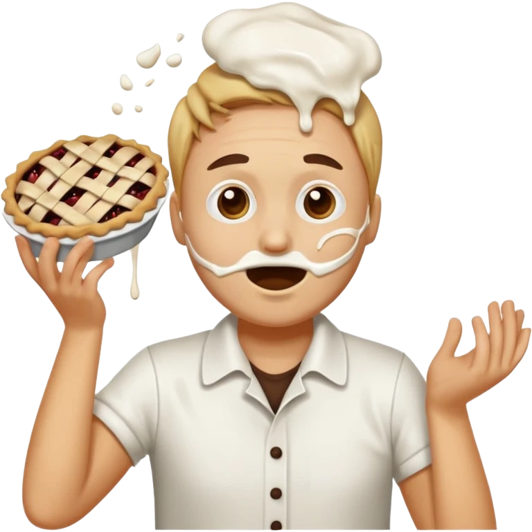 Pie in the face  emoji
