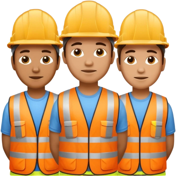 tres obreros emoji