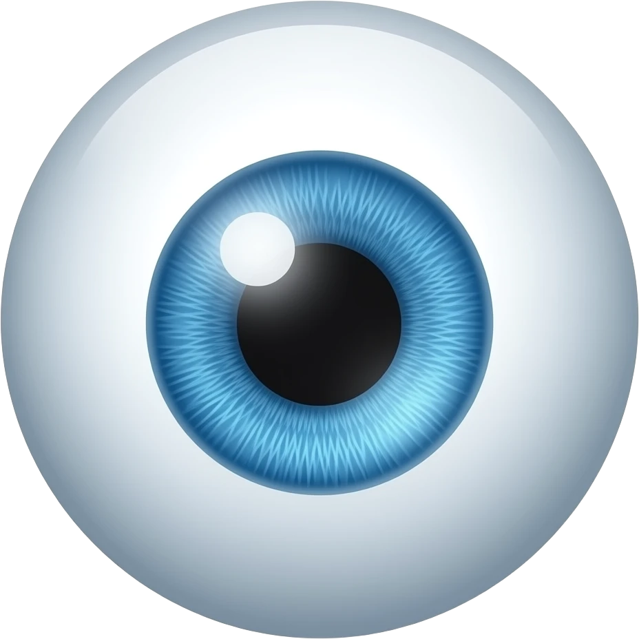 blue eye emoji