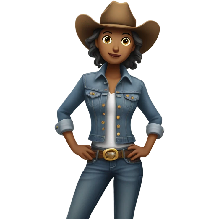 Cowgirl emoji