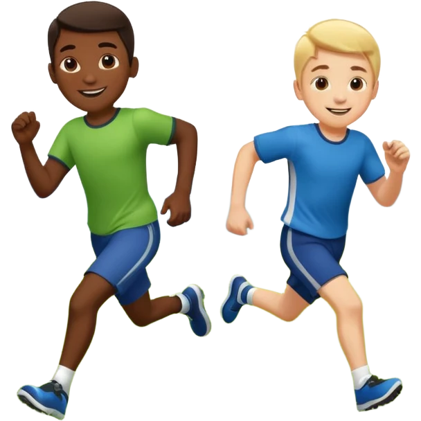 two brothers playings soccer emoji