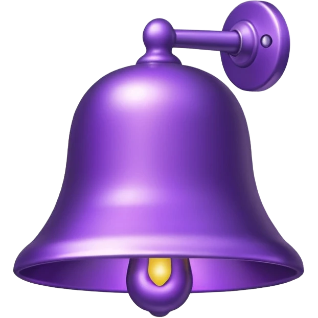 purple bell emoji