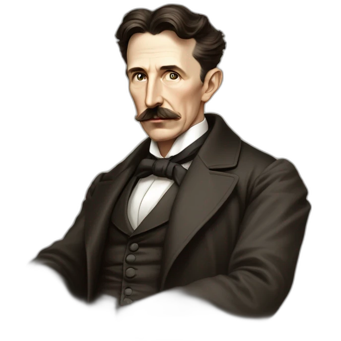Nicolas tesla qui utilise l’électricité emoji