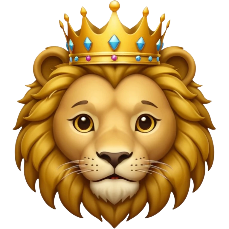 king lion emoji