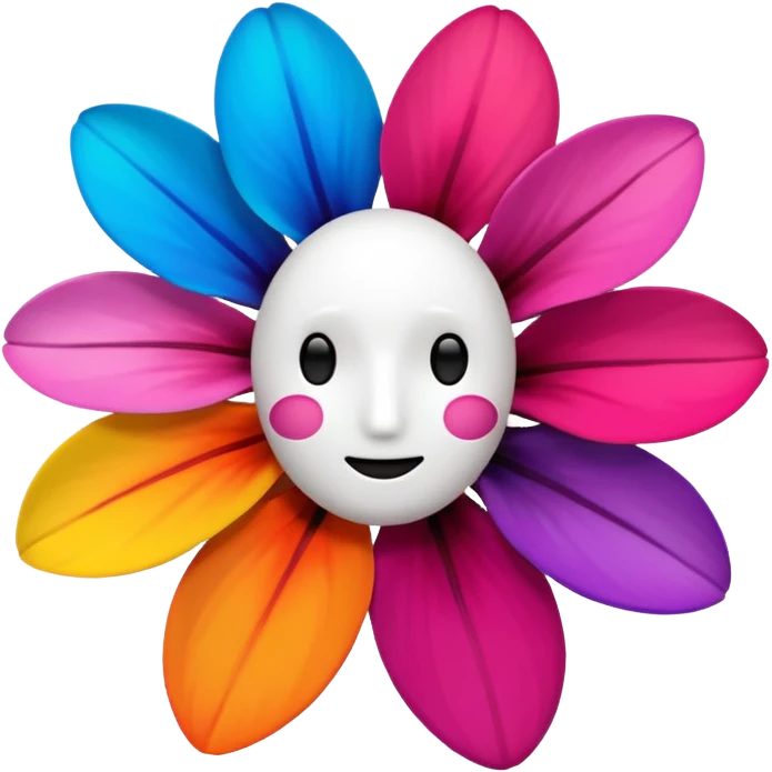 emoji for single flower without face emoji