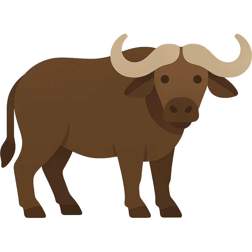 African buffalo emoji