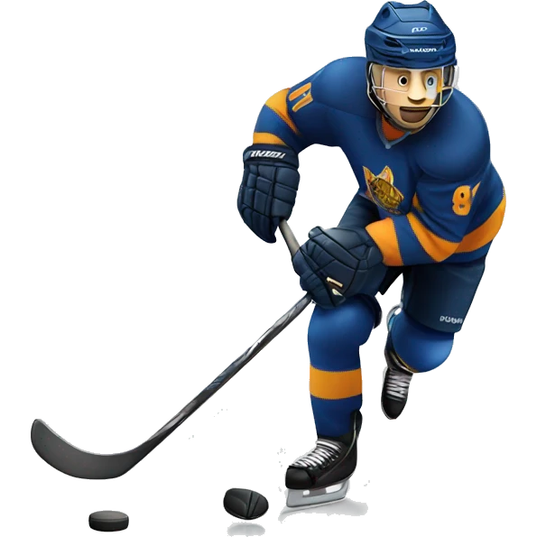 Hockey player emoji