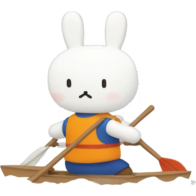 miffy rowing emoji
